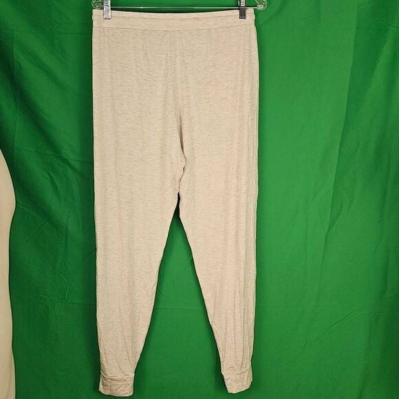 Tommy John Womens Cream Downtime Jogger Lounge Pants Large‎ - Picture 2 of 4